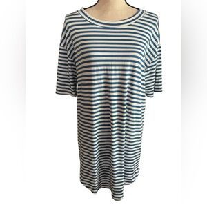 Women’s Yana K one size coastal beach casual nautical preppy stretchy tee S M L